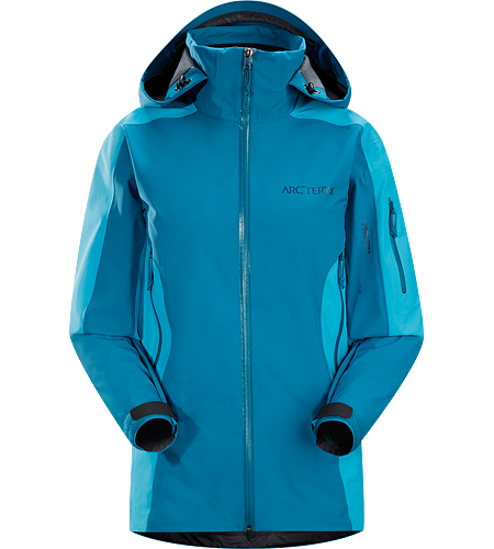 Stingray Jacket Women's Diese leicht gefütterte, wasserdichte Jacke aus 3-lagigem GORE-TEX®-Softshell ist perfekt für den Einsatz auf der Skipiste.