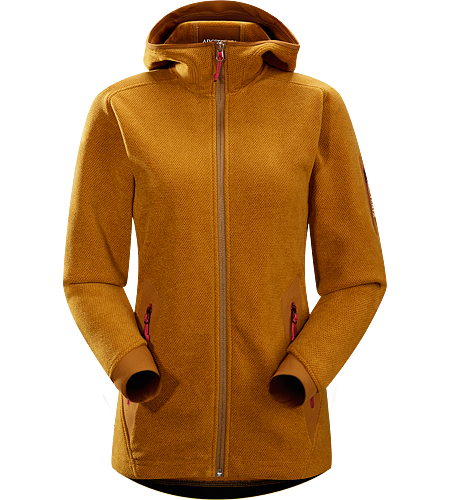 Strato Veste à Capuche Femme Sweat à capuche pour les sports de neige, isolant et respirant, avec capuche au bord laminé, conçu pour les superpositions.