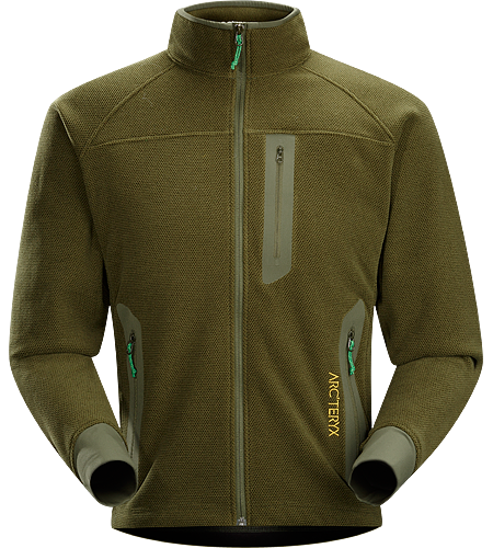 Strato Jacket Men's Moisture-wicking, breathable, mid-layer fleece jacket designed for snowsport activities