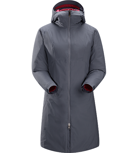 Sylva Parka Women's Women's specific, Insulated, windproof long coat with insulated hood and subtle design detailing. Ideal as a casual yet stylish urban coat for cold winter conditions.