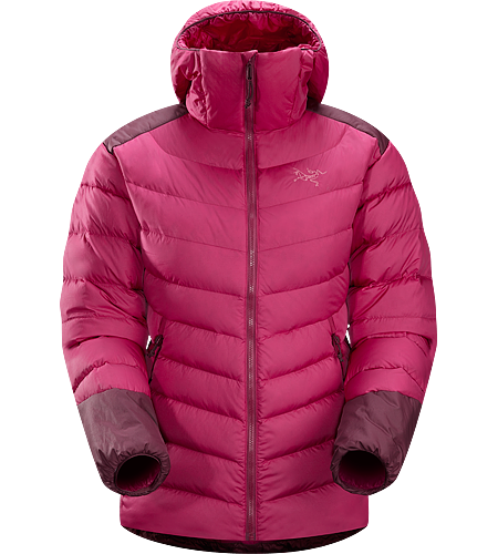 Thorium AR Hoody Women's <strong>Down Series: Down insulated garments | AR: All-Round. </strong>Generalist down hoody made from durable face fabrics and 750 fill grey goose down. Functions as a warm mid layer or standalone piece for cool, dry conditions.