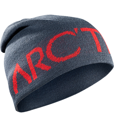 Word Head Long Toque Longer length wool/acrylic mix toque with bold knitted Arc'teryx word logo