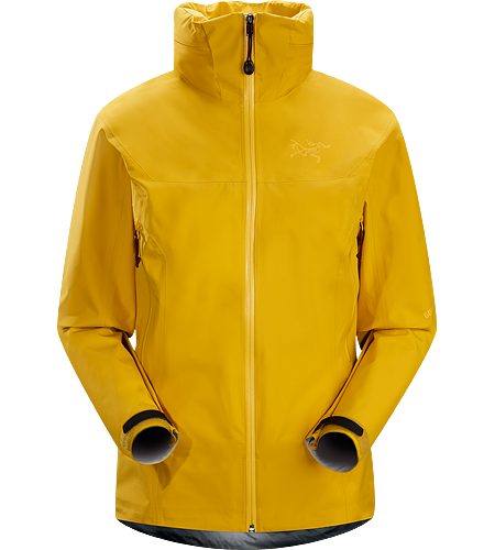 Zeta AR Veste Femme Veste en GORE-TEX® résistante à l'eau et légère, avec une capuche qui se range dans son col