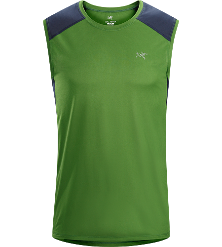 Actinium Sleeveless Men's Highly air permeable, lightweight, moisture-wicking, mesh sleeveless running shirt