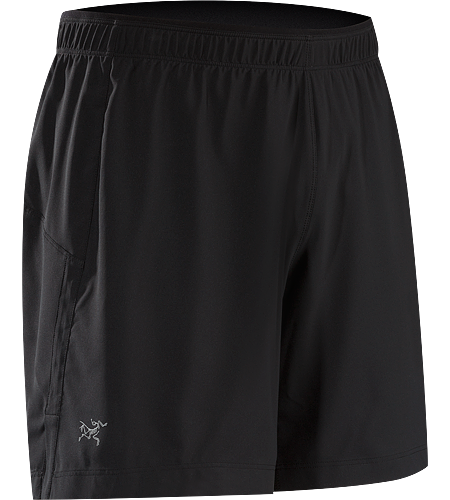 Adan Short Men's Superlight, quick drying, Invigor™ stretch polyester short with built in brief, small side split, and stash security pocket. Designed for high output mountain training.