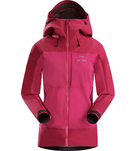 Alpha Comp Hoody Women's Alpha Series: Climbing and alpine focused systems. Composite construction jacket with versatile thermal management and zonal weather protection in a single garment.