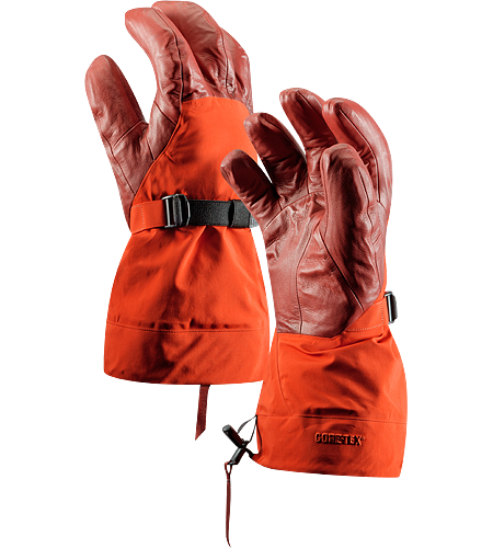 Alpha SV Glove Men's Alpha Series: Climbing and alpine focused systems | SV: Severe Weather. Anatomically superior, advanced waterproof GORE-TEX® glove, engineered using our new Tri-Dex™ Technology; Ideal for use in the backcountry. An outer shell of GORE-TEX® is waterproof, windproof and breathable; the inner liner provides quick drying fleece warmth.