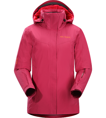 Andessa Jacket Women's Waterproof, down insulated jacket for cold days skiing and snowboarding in resort