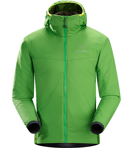 Atom LT Hoody Men's Atom Series: Synthetic insulated mid layers | LT: Lightweight. Insulated, mid-layer hoody with wind and moisture resistant outer shell; Ideal as a layering piece for cold weather activities.