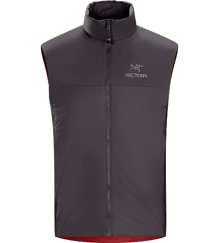 Atom LT Vest Men's Atom Series: Synthetic insulated mid layers | LT: Lightweight. Lightweight, insulated Coreloft™ vest, designed to preserve core warmth. Ideal as a layering piece for cold weather activities.