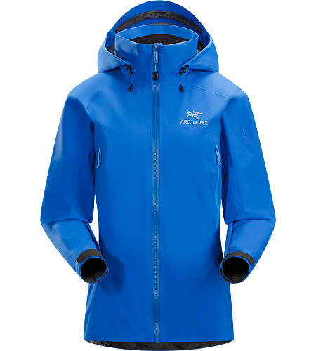 Beta AR Jacket Women's Beta Series: All-round mountain apparel | AR: All-Round. Women-specific, lightweight & packable, waterproof GORE-TEX® jacket; Hip length with a helmet compatible DropHood™.