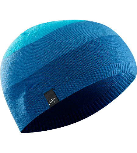 Charlie Toque Lightweight, form fitting striped acrylic beanie with stretch.