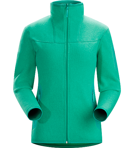 Covert Cardigan Women's Clean, casual lines and technical Alpenex™ fleece performance combine in a hooded jacket with wool sweater styling