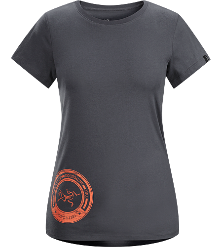 Crest T-Shirt Women's Lightweight, 100% cotton, short-sleeved T-shirt with illustrated graphic on the front