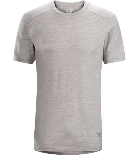 Envoy SS Men's Natural fibre cotton/wool blend crew neck T-shirt with anti-microbial properties