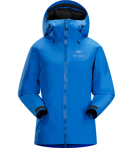 Fission SL Jacket Women's Fission Series: Insulated weatherproof outerwear | SL: Superlight. The lightest weight, fully waterproof, fully insulated jacket uses waterproof/breathable GORE-TEX® and Arc'teryx exclusive Thermatek™ insulation.