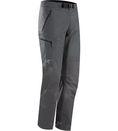 Gamma SL Hybrid Pant Men's Gamma Series: Softshell outerwear with stretch | SL: Superlight. Lightweight, durable wind and moisture resistant pants constructed using two weights of softshell textile for enhanced mobility and breathability.