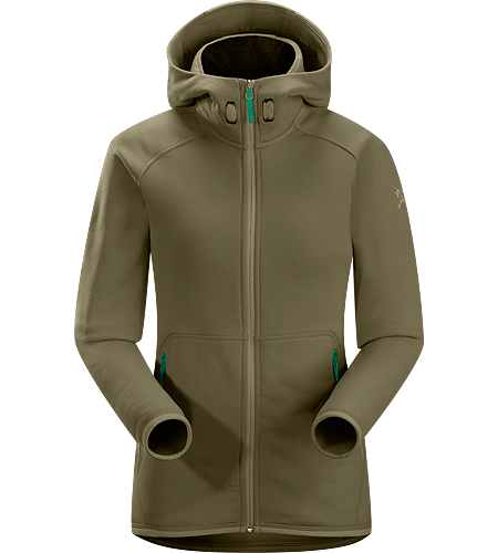 Maeven Hoody Women's Lightweight, low profile Polartec® Power Stretch® Pro full zip hoody for warmth and wicking performance during athletic days on the hill.