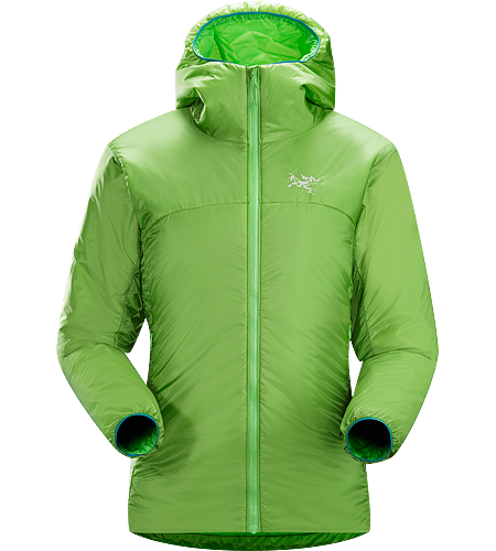 Nuclei Hoody Women's Trim fitting, lightweight, compressible Coreloft™ insulated belay jacket delivering exceptional warmth for very little weight.