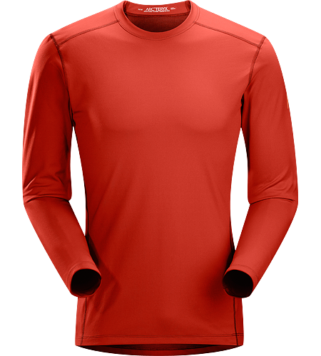 Phase AR Crew LS Men's Phase Series: Moisture wicking base layer | AR: All-Round. Lightly-insulated, moisture-wicking, base layer, designed for aerobic use during cooler conditions.