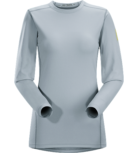 Phase AR Crew LS Women's Phase Series: Moisture wicking base layer | AR: All-Round. Lightly-insulated, moisture-wicking, base layer, designed for aerobic use during cooler conditions.