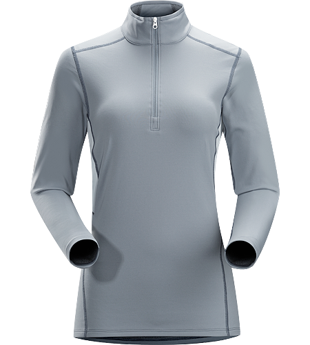 Phase SV Zip Neck LS Women's Phase Series: Moisture wicking base layer | SV: Severe Weather. Moisture-wicking base layer, constructed using odour-control fabric; Ideal as mid-level insulation during stop-and-go activities.