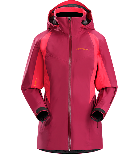 Stingray Jacket Women's Lightly insulated, waterproof/breathable GORE-TEX® jacket with 3L softshell construction and on piste style and performance.