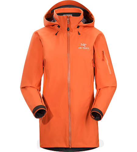 Theta AR Jacket Women's Theta Series: All-round mountain apparel with increased coverage | AR: All-Round. Lightweight and versatile GORE-TEX® jacket, features a tall collar with a Drop Hood™.