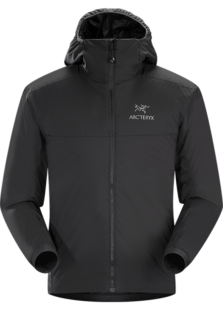 Atom AR Hoody Men's This versatile Coreloft™ insulated hoody functions as an outer layer in cold, dry conditions or as a mid layer in cold, wet conditions. Atom Series: Synthetic insulated mid layers | AR: All-Round.