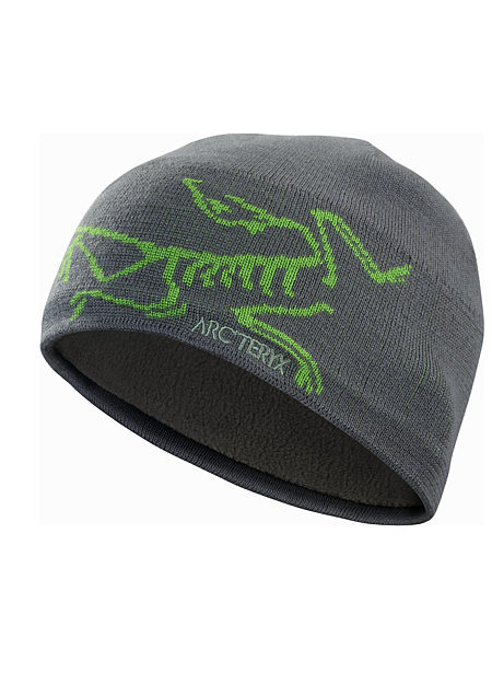 Bird Head Toque Lässige Mütze aus Wolle/Acryl-Gemisch mit großem, eingestricktem Arc'teryx Logo