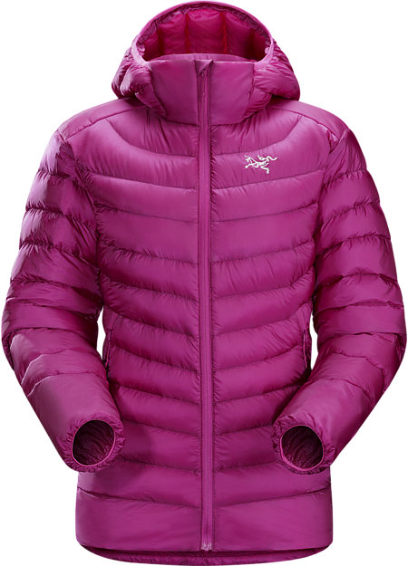 Cerium LT Hoody Women's Streamlined, lightweight down hoody filled with 850 white goose down. This backcountry specialist hoody is intended primarily as a mid layer in cool, dry conditions. Down Series: Down insulated garments | LT: Lightweight.