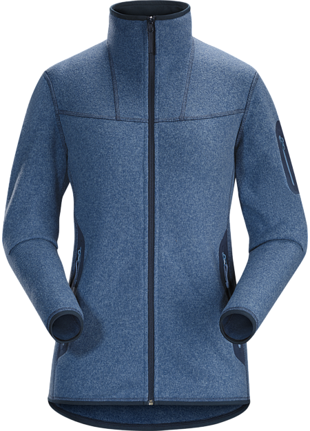 Covert Cardigan Femme La performance technique de la polaire Alpenex™ et le look épuré et urbain fusionnent dans cette veste au style pull en laine