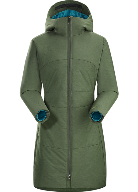 Darrah Manteau Femme Manteau à capuche décontracté, chaud et résistant à l'eau doté d'une isolation synthétique Coreloft™ dans un style propre et sophistiqué.