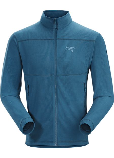 Delta LT Jacket Men's Vielseitige, leichte und gut verstaubare Microfleece-Jacke, die als Isolationsschicht oder in der Zwischensaison auch solo getragen werden kann. Delta-Modelle: Isolationsschicht-Fleece | LT: Leicht.