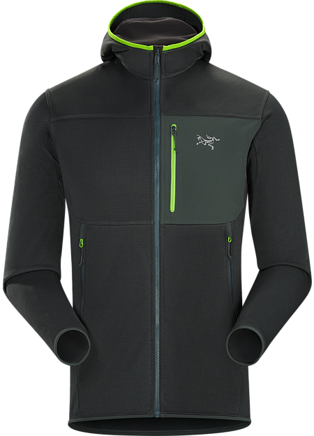 Fortrez Hoody Men's Durable midweight fleece hoody performs as a layering piece or standalone.