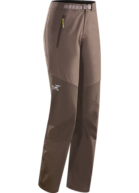 Gamma Rock Pant Women's Lightweight, breathable, technical alpine pant constructed with two weights of stretchy yet durable textile that provide enhanced abrasion resistence and mobility. Gamma Series: Softshell outerwear with stretch.