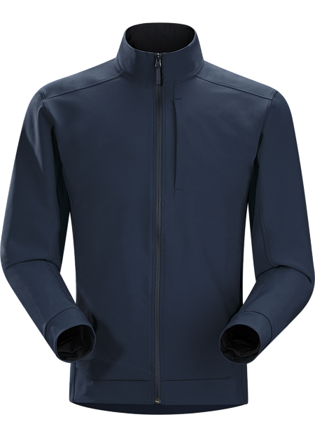Karda Jacket Men's Softshell technology blended with clean, urban styling in the ideal everyday wear fall/winter jacket for those who love softshell jackets but want a refined look