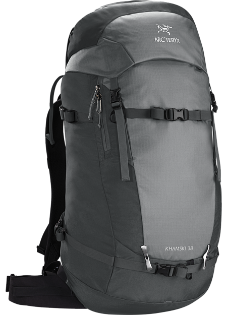 Khamski 38 Backpack Backcountry pack created and sized to carry the tools necessary for ski touring and ski alpinism on long day trips or multi day adventures.