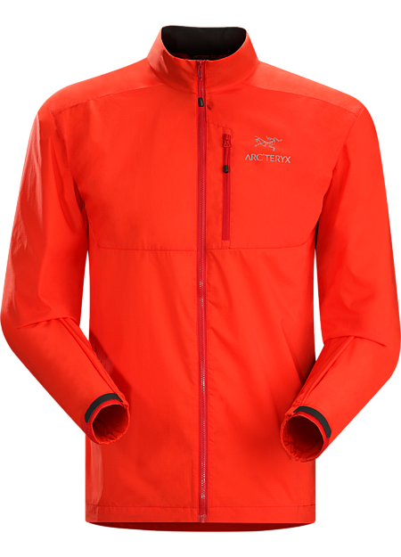 Squamish Jacket Men's Super lightweight, durable and compressible jacket; Ideal as a wind resistant layer for warm weather activities