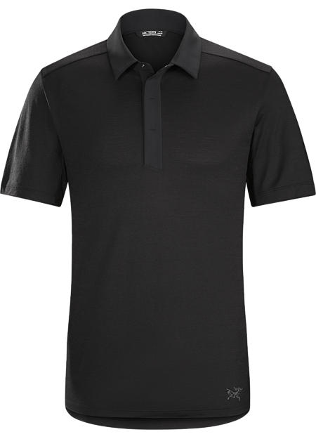 A2B Polo Shirt Men's Short sleeve bike commuters’ polo made from Polylain™ Merino blend fabric.