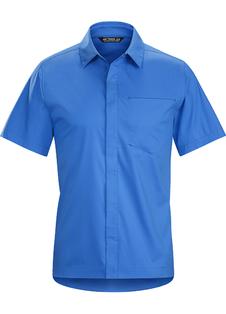 A2B Shirt SS Men's Bike commuter’s short-sleeve button down in a technical cotton blend fabric.