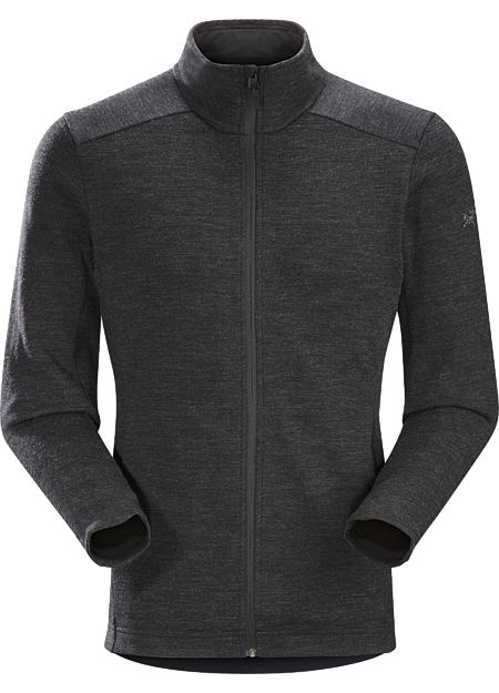 A2B Vinton Jacket Men's Performance Merino blend midlayer for bike commutes and urban living.