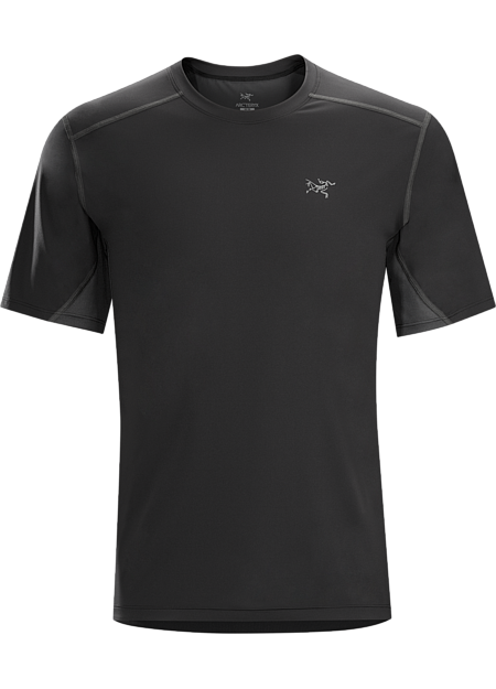 Accelero Comp SS Men's Lightweight, technical short sleeve men’s shirt combines highly air permeable mesh across the back and shoulders and a smooth, comfortable moisture wicking fabric on the body.