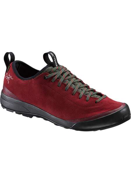 Acrux SL Leather GTX Approach Shoe Men's Carmin/Windy Green