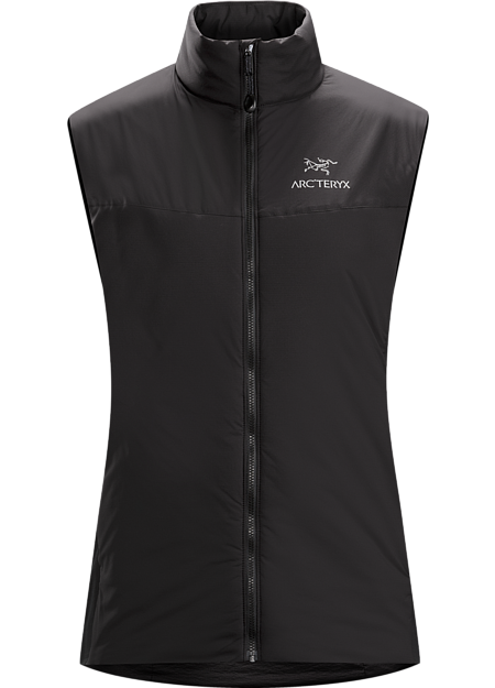 Atom LT Vest Damen Leichte, mit Coreloft™ gefütterte Weste mit hohem Wärmevermögen im Rumpfbereich. Ideal für den Einsatz im Lagensystem bei Aktivitäten an kalten Tagen. Atom-Modelle Mittlere Bekleidungsschicht mit Synthetik-Isolierung | LT: Leicht.
