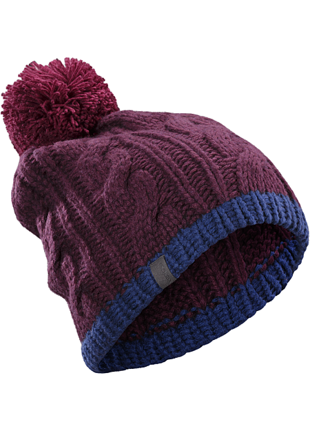 Cable Pom Pom Hat Mandala/Mystic