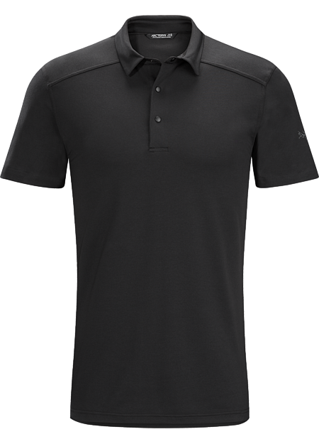 Chilco Polo Shirt SS Men's City casual polo in a technical fabric that combines natural fibre comfort with quick drying performance.