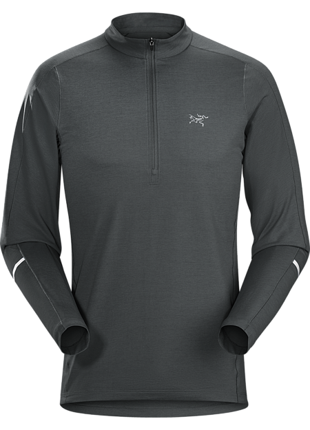 Cormac Zip Neck Shirt LS Men's Lightweight zip neck shirt performs across a range of temperatures.