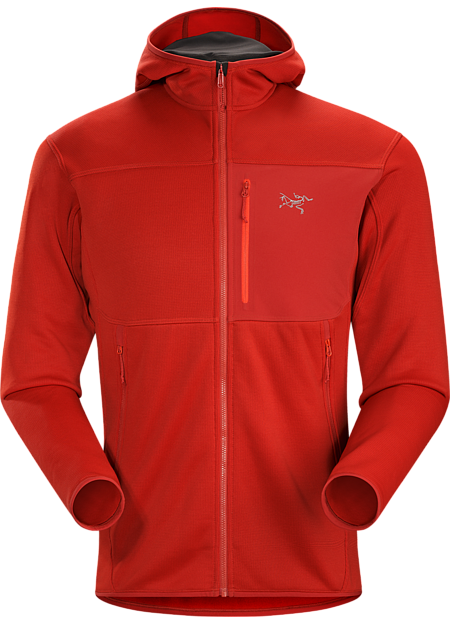 Fortrez Hoody Men's Durable midweight fleece hoody performs as a layering piece or standalone.