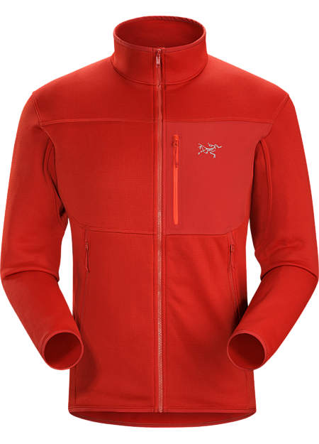 Fortrez Jacket Men's Polartec® Power Stretch® fleece with Hardface® Technology jacket for climbers and alpinists. Functions as a midweight layer or lightweight standalone.